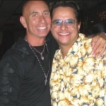 Tito Puente Jr. with Jeff Sandler, Co-Owner of Goldcoast Ballroom