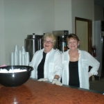 Out Kitchen Staff: Marly Gomes Da Silva, Certified Food Manager (Left);  Sallie Harris, Certified Food Handler (Right)
