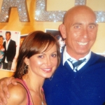 Karina Smirnoff (Dancing with the Stars) and Jeff Sandler, Co-Owner of Goldcoast Ballroom