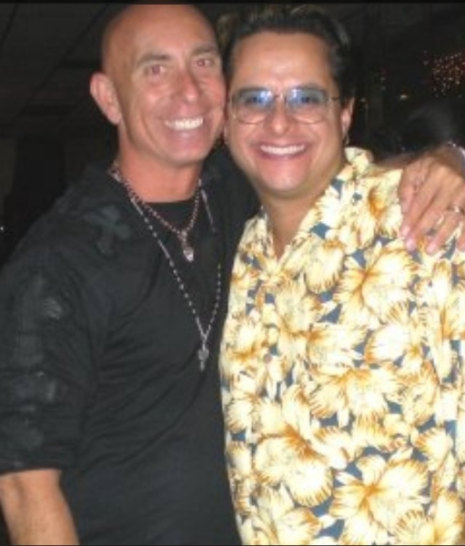Tito Puente Jr. with Jeff Sandler at Goldcoast Ballroom