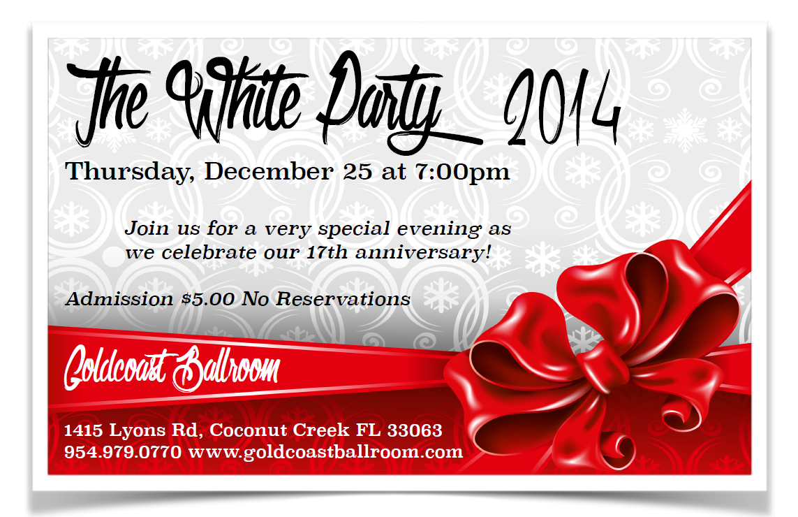 17th Anniversary White Party - December 25, 2014