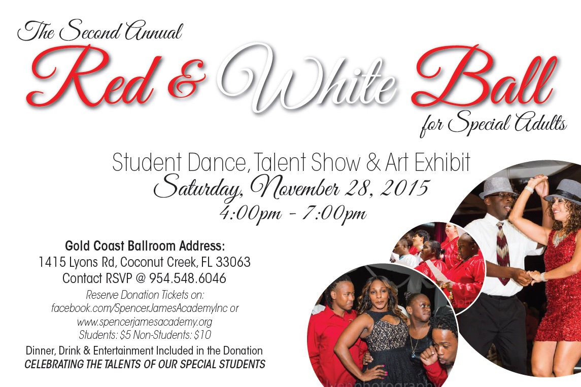 Red & White Ball for Special Adults - November 28, 2015 - 4:00 PM - 7:00 PM