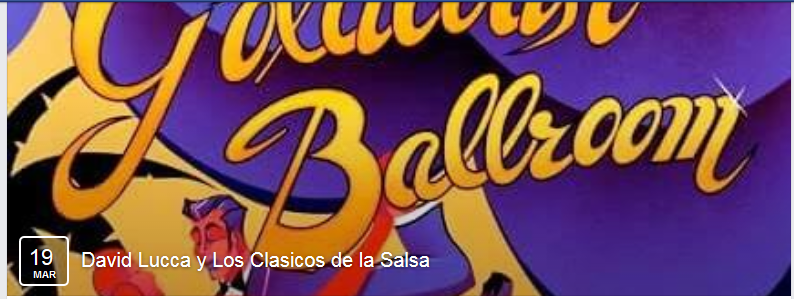 David Lucca y Los Clasicos de la Salsa - March 19, 2016 at Goldcoast Ballroom