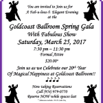 Videos from Goldcoast Ballroom’s SPRING GALA & SHOW – March 25, 2017 – Celebrating Our 20th Year!