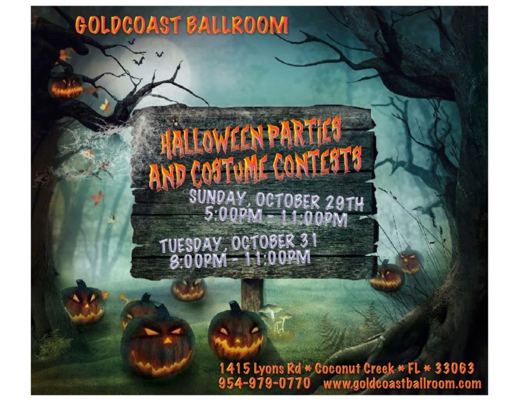 Goldcoast Ballroom And Event Center Two Halloween Parties And Costume Contests Sunday October 3943