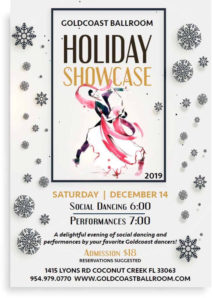2019 Holiday Showcase Flyer 