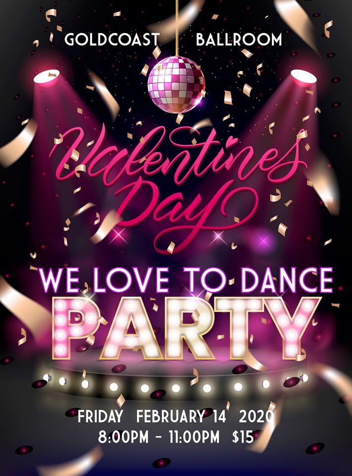 Valentine's Day Love to Dance Party - February 14, 2020!