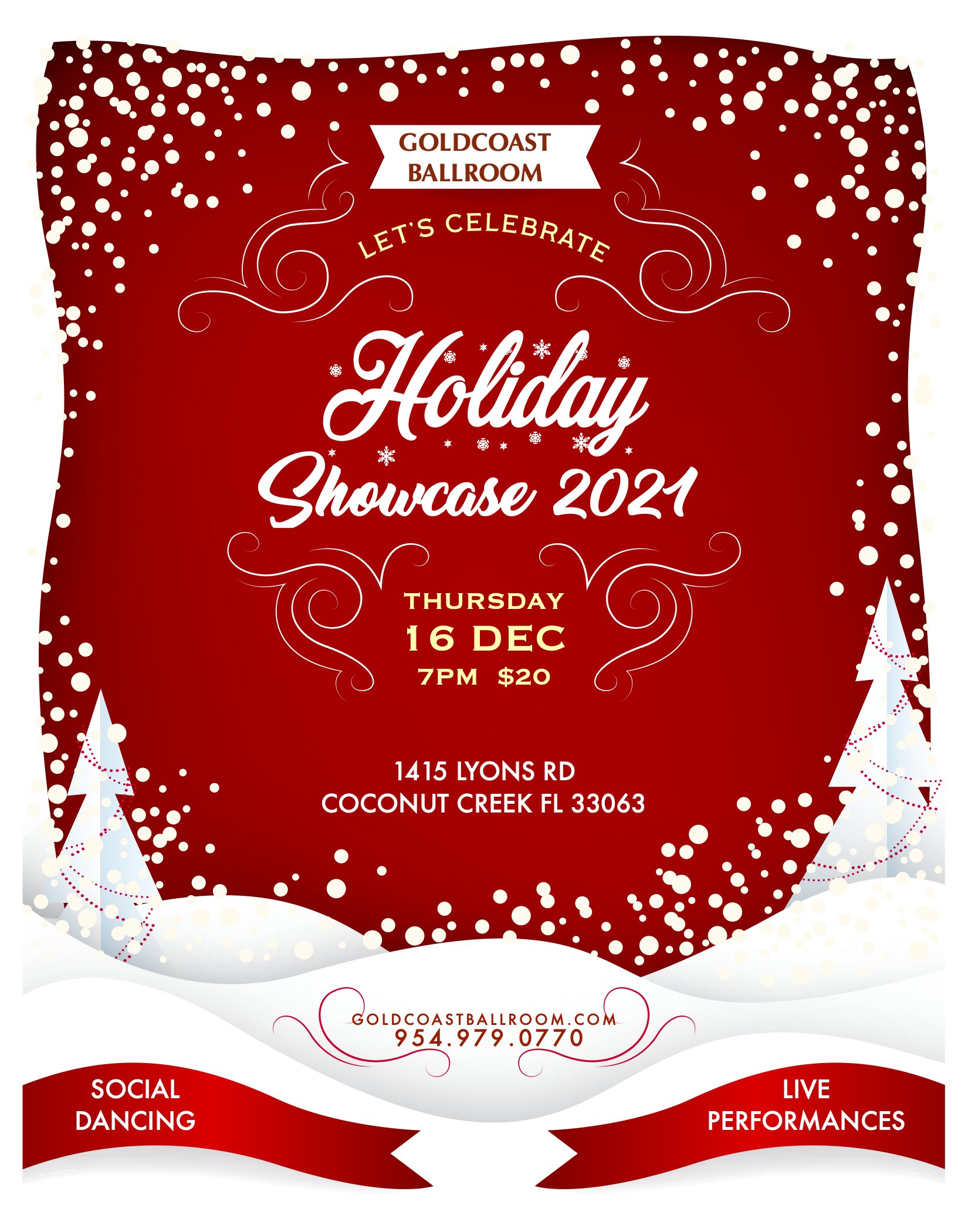 Goldcoast Ballroom Holiday Showcase - December 16, 2021!