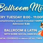 Every Tuesday Night – Ballroom & Latin Mix – 8:00 PM Dance – 7 PM Class Included – $20.00 for the Evening! – at Goldcoast Ballroom