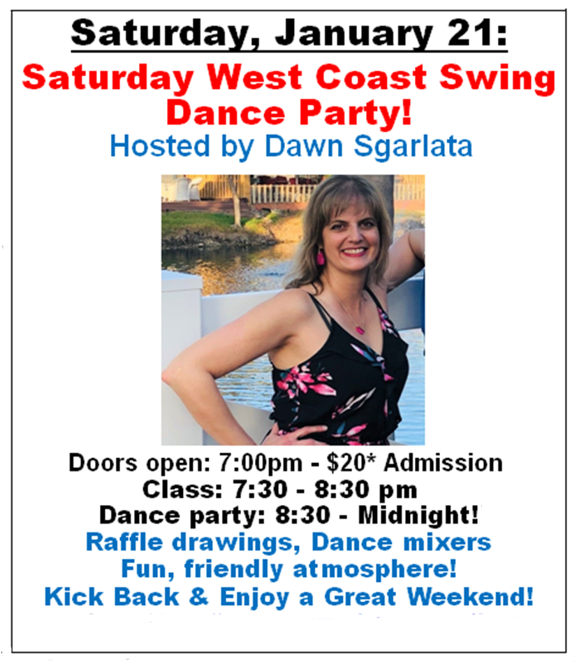 Saturday WCS Dance Party - January 21 