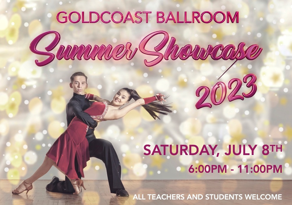 Goldcoast Ballroom Summer Showcase Flyer - 2023 