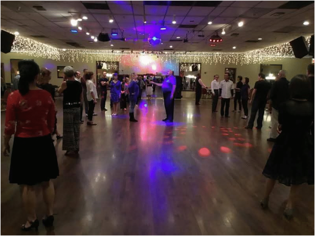 A Monday Night West Coast Swing Class taught by Bruce & Beth Perrotta at Goldcoast Ballroom