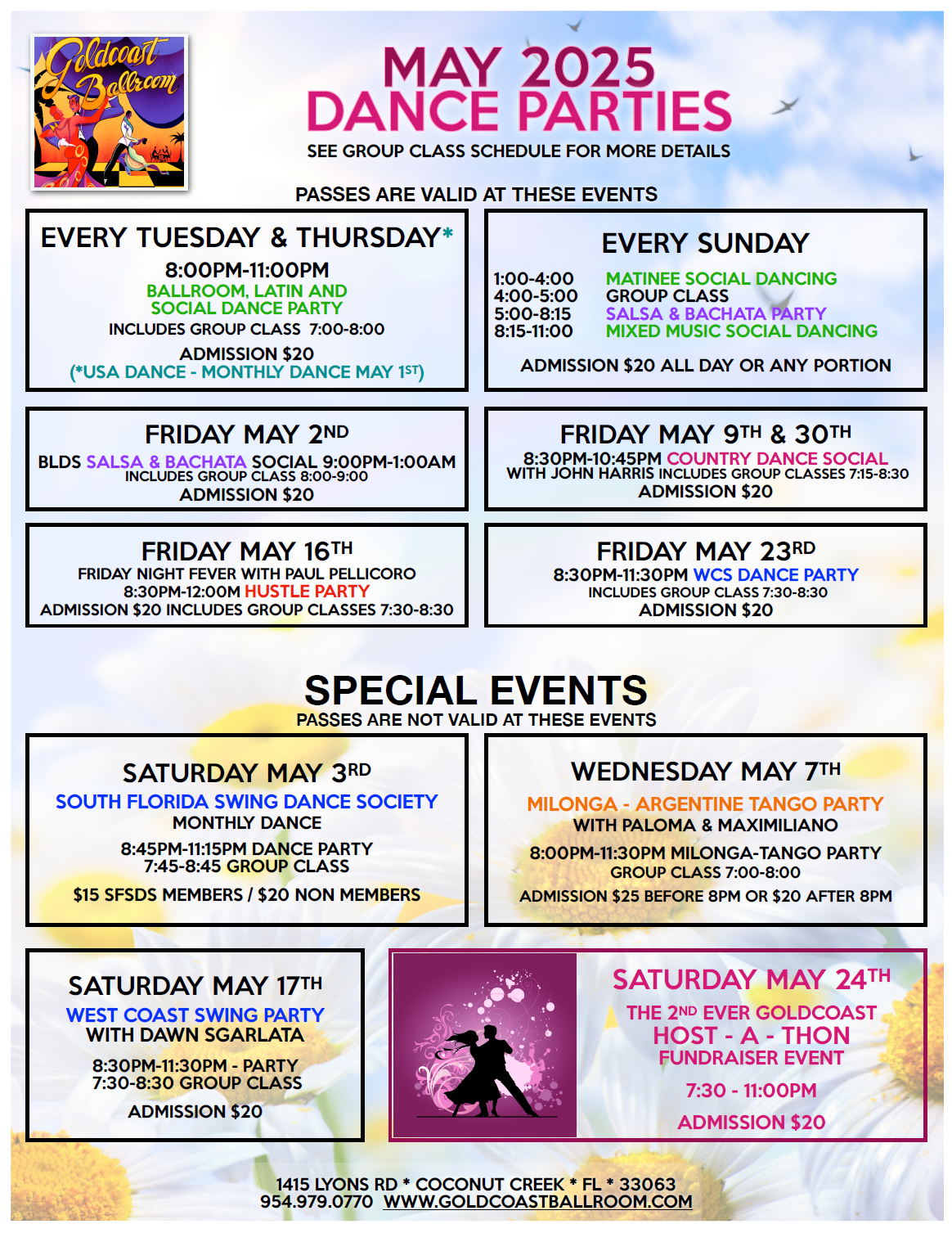 May 2025 Dance Parties at Goldcoast Ballroom - V2