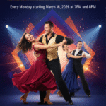 NEW Starting March 16: Monday Evenings – Beginner Ballroom, Latin & Social Dance Classes! – 7 PM-8 PM and 8 PM-9 PM