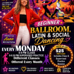 Every Monday Evening in September at Goldcoast Ballroom: 8 PM – 9 PM Beginner Foxtrot Class with Anna Belyavtseva + 9 PM – 9:30 PM Supervised Practice Session for Foxtrot Class || Added on Monday, September 28: 7 PM – 8 PM Goldcoast Ballroom Formation Team Practice