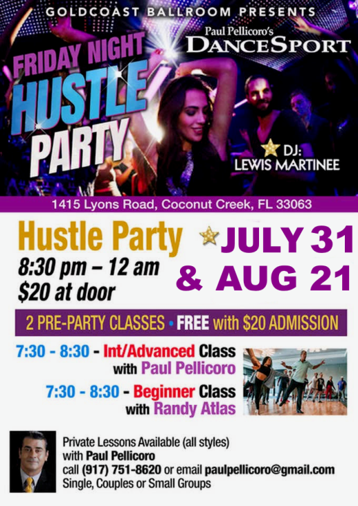 Friday Night Hustle Parties - July 31 & August 21, 2026 Friday Night Hustle Parties - July 31 & August 21, 2026
